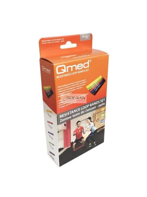 QMED gumiszalag hurok szett (5 db, 50 x 5 cm)